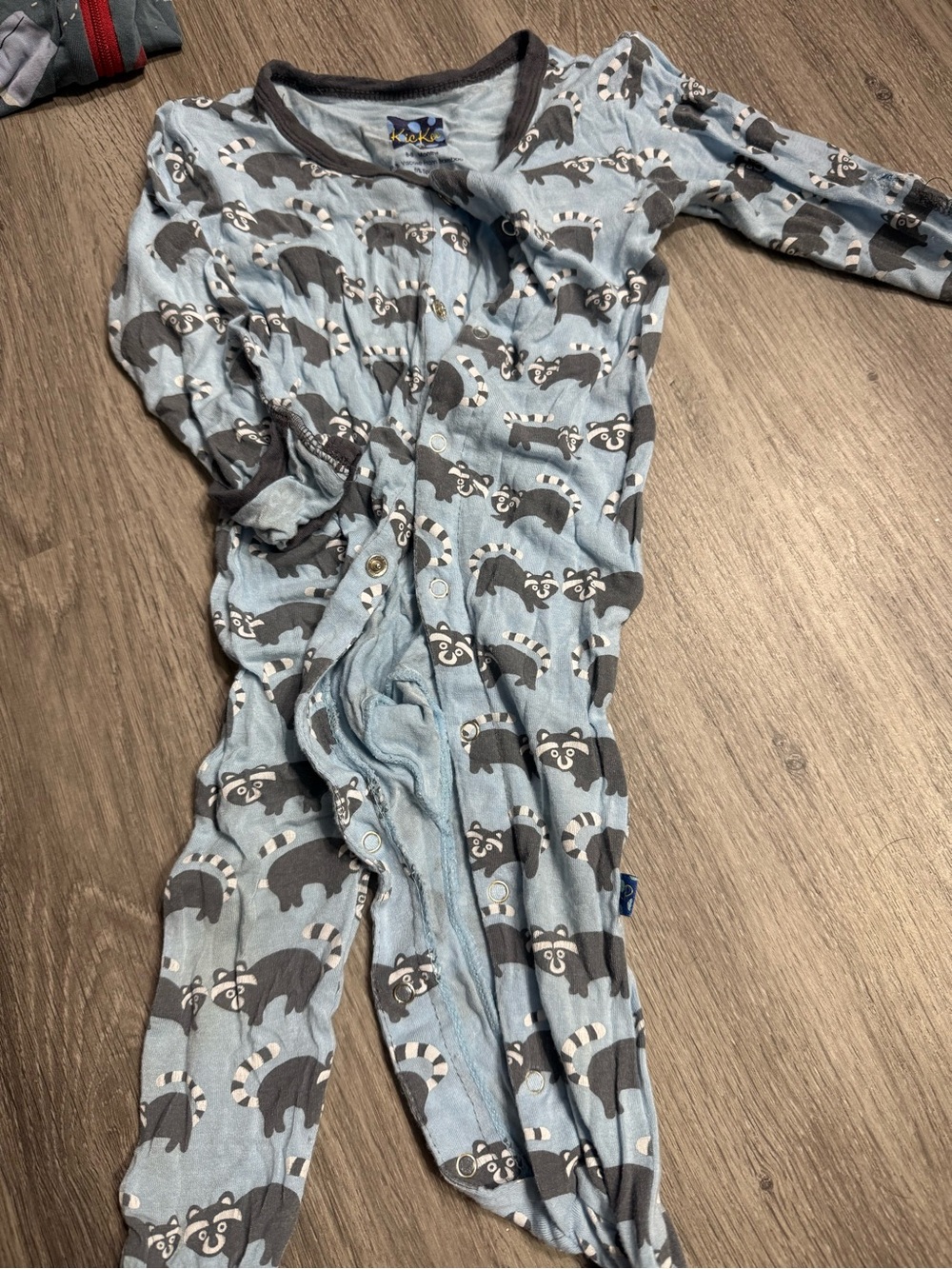 KICKEE pants button onesie